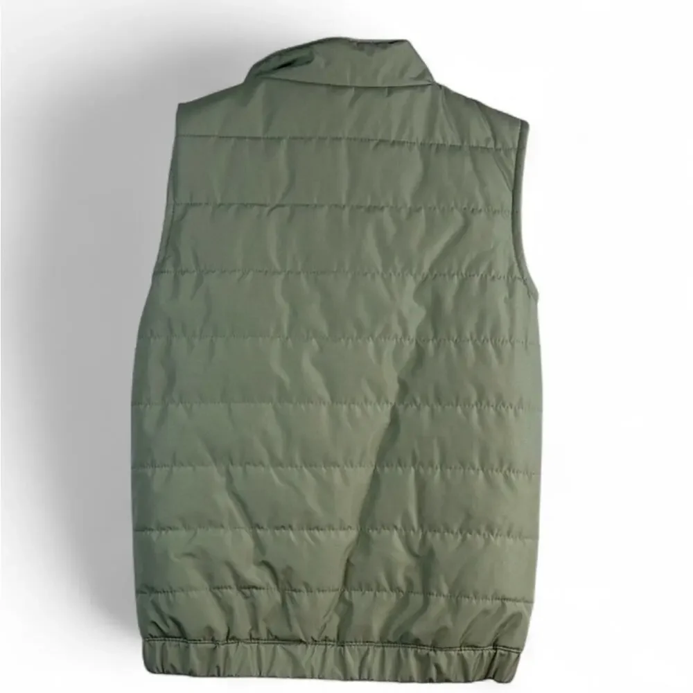 NWT! Cat & Jack Green Quilted Puffer Vest Kids size 5T